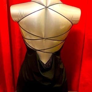 LBD Body-con back laced dress.